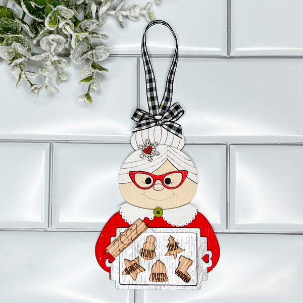 Mrs. Clause Baking Ornament